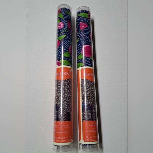 OPALHOUSE Peel & Stick Wallpaper Marker Floral 2 rolls - Picture 1 of 8